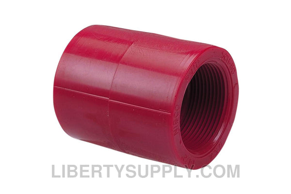 NIBCO 6501-3-3 1" Red PVDF Chemtrol Coupling CD00350