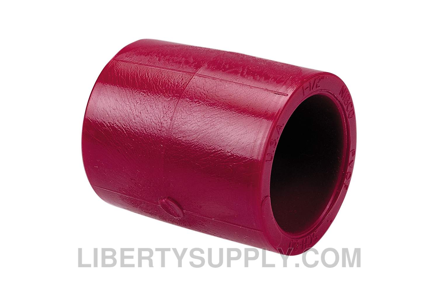 NIBCO 6501 4" Red PVDF Chemtrol Coupling CD00220