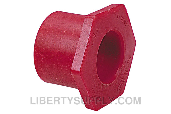 NIBCO 6518 3/4" x 1/2" Red PVDF Chemtrol Bushing CD03000