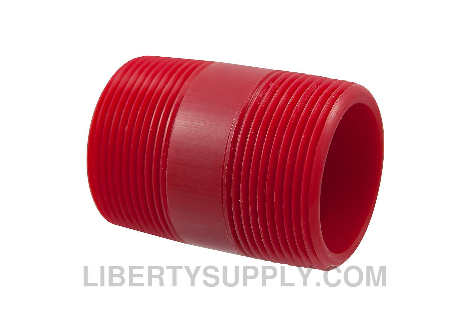 NIBCO 6529 3/4" x CL" CL Red PVDF Chemtrol Nipple CD03800