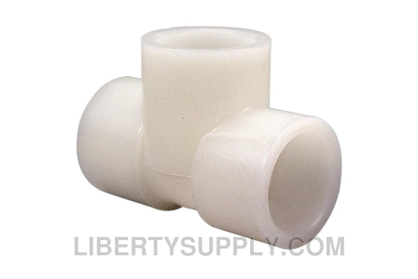 NIBCO 6611 1-1/2" Natural PVDF Chemtrol Tee CE01900