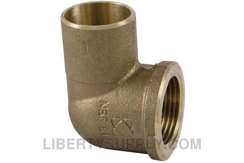 NIBCO 1" LF Bronze 90&deg; Elbow BF6445L