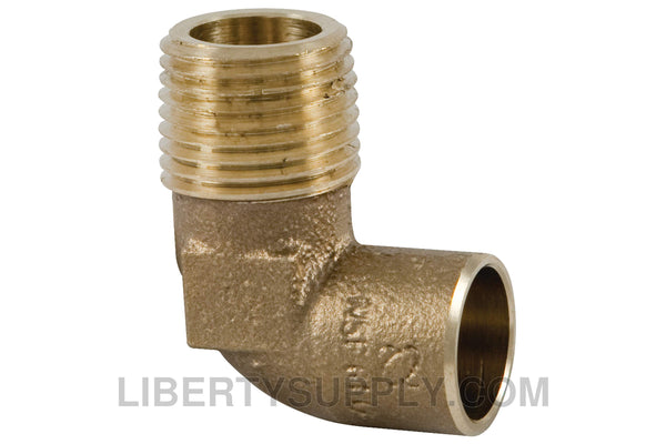 NIBCO 1" LF Bronze 90&deg; Elbow BF7035L