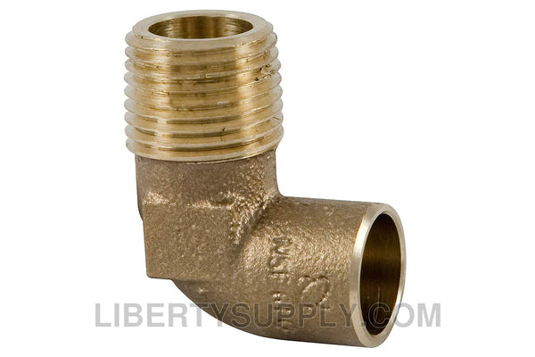 NIBCO 707-4-LF 1" 90&deg; (1/4 Bend) Solder Pressure Elbow B07035L