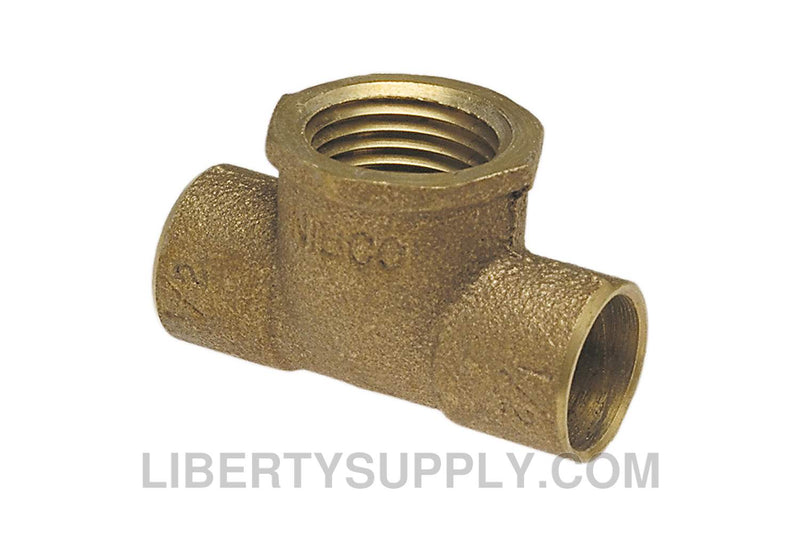 NIBCO 712 3/4" x 3/4" x 3/8" Solder Pressure Tee B146200