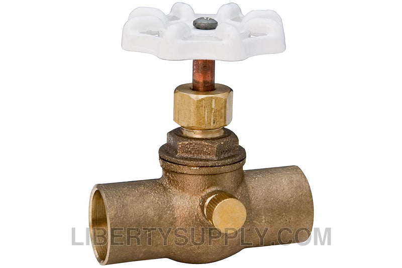 NIBCO 726-LF 1/2" Stop & Waste Valve ND170X6