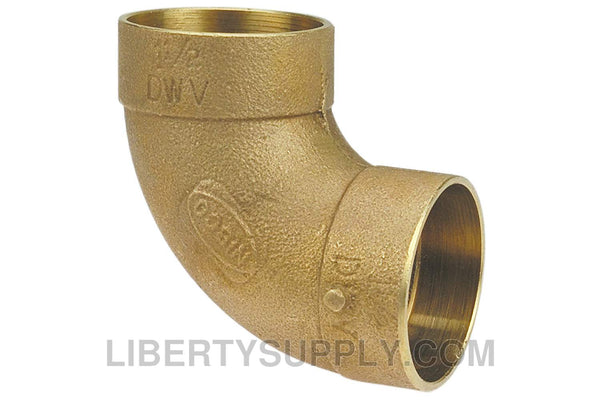 NIBCO 807 3" 90&deg; (1/4 Bend) Solder DWV Elbow E055550