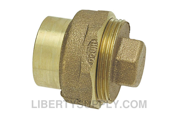 NIBCO 816 1-1/4" DWV Fitting Cleanout Fitting x Cleanout w/Plug E169000