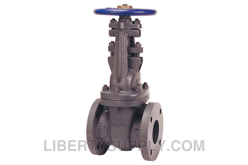 NIBCO F-617-O 2-1/2" Flanged Cast Iron Gate Valve NHA300E