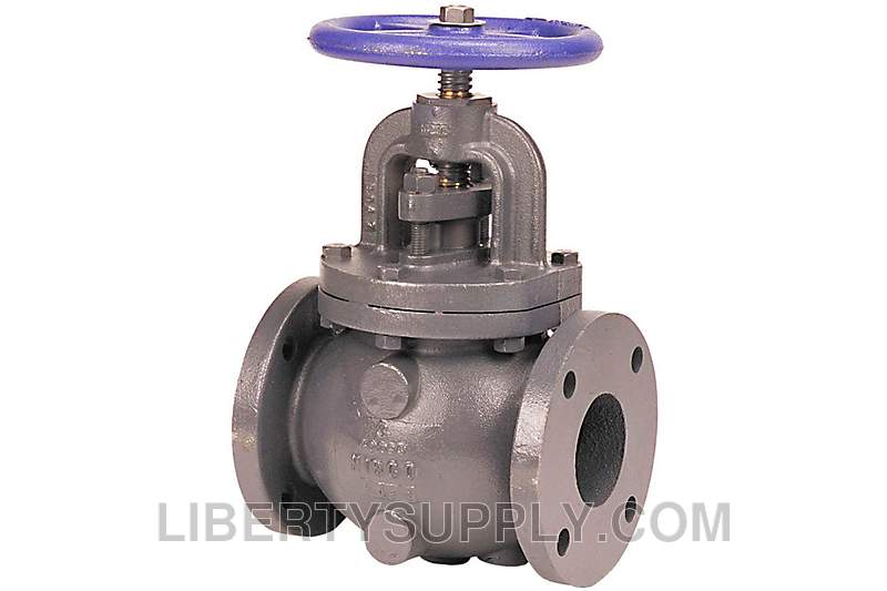 NIBCO F-718-N 4" Flanged Cast Iron Globe Valve NHC30JH