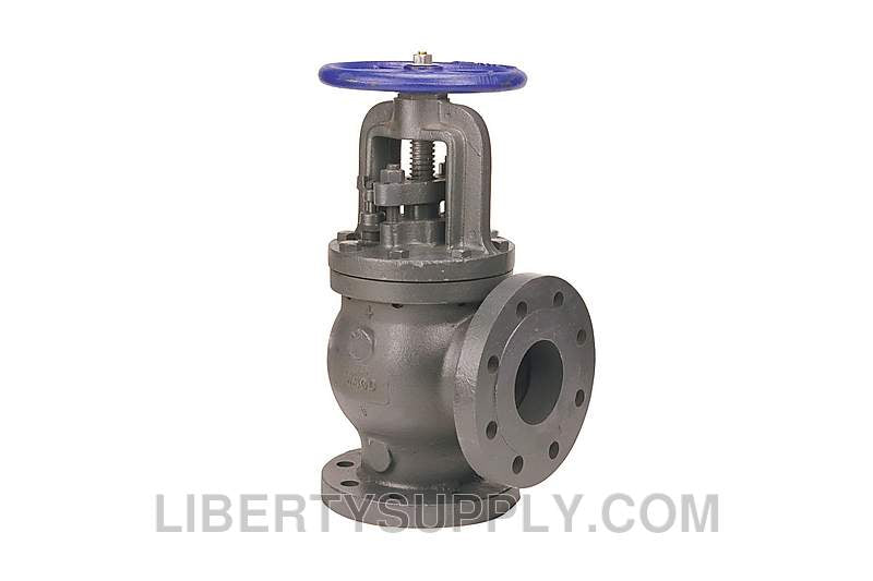 NIBCO F-869-B 8" Flgd Cast Iron Angle Stop-Check Valve NHDT00L