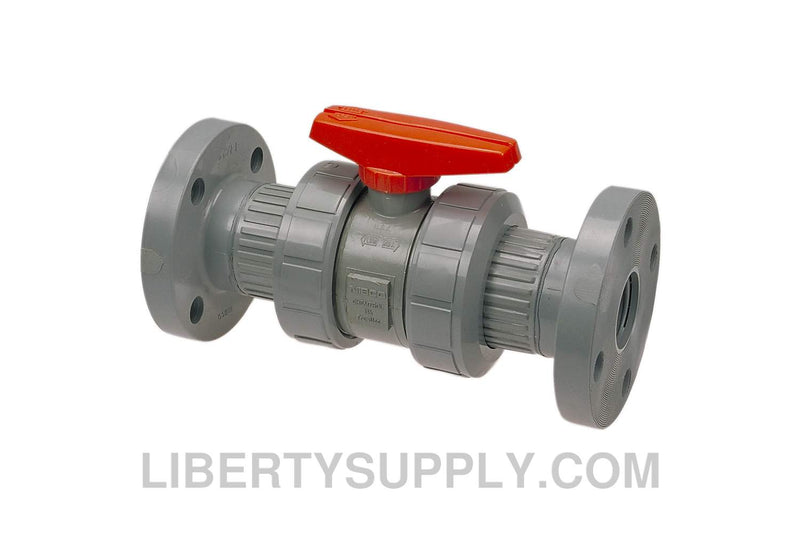 NIBCO F-51-TB-E 1-1/2" CPVC Sch 80 Chemtrol Ball Valve MB933AC