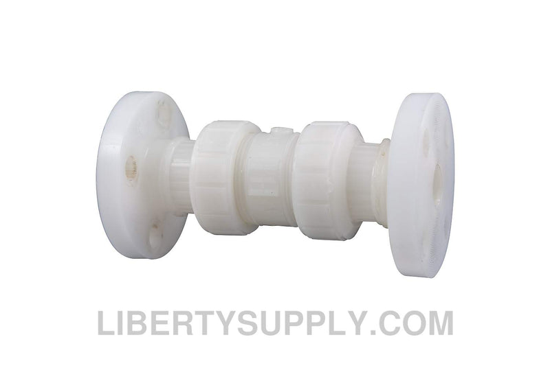 NIBCO F-66-BC-V 1/2" Natural PVDF Chemtrol Ball-Check Valve ME802A6