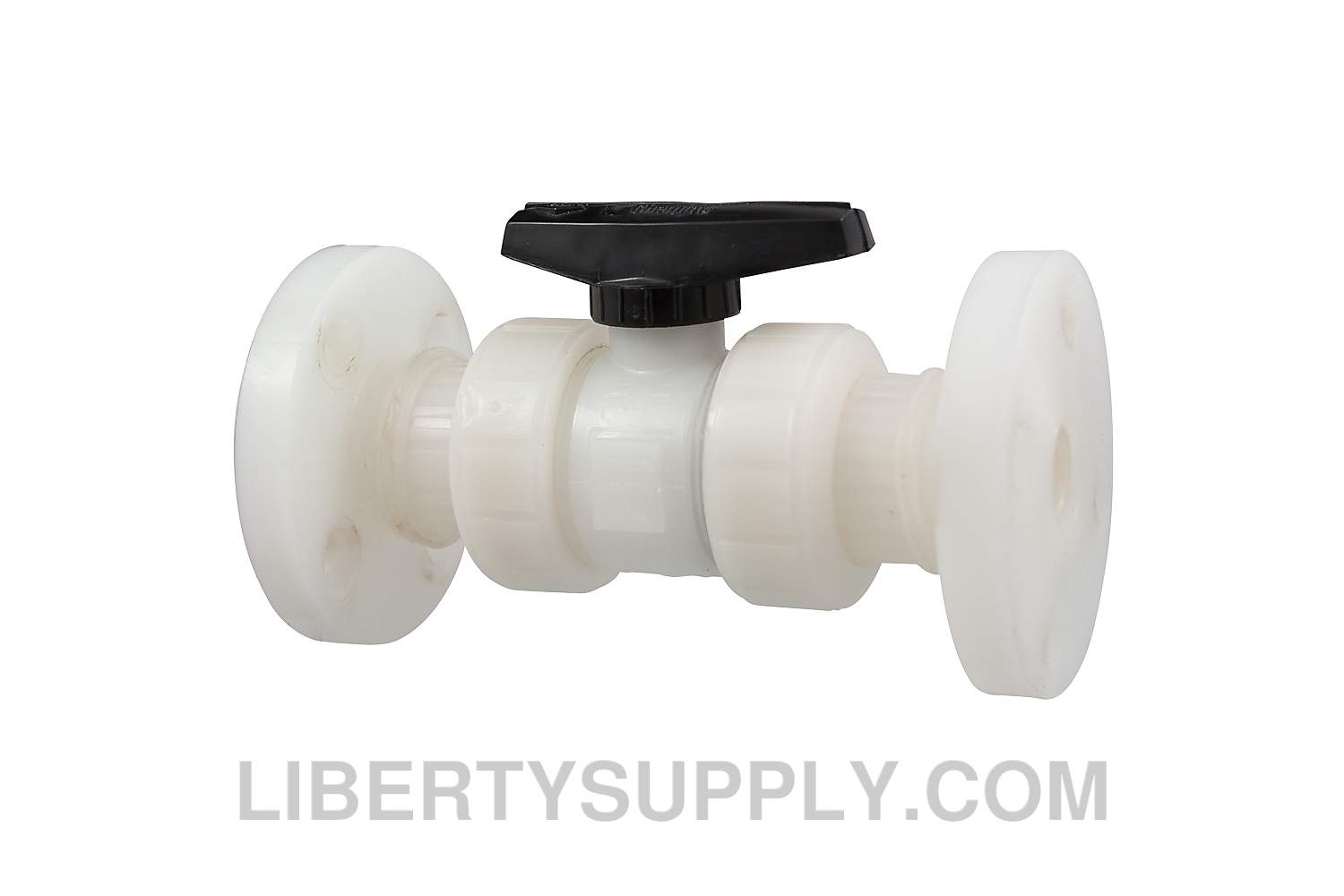 NIBCO F-66-TB-V 2" Natural PVDF Chemtrol Ball Valve ME912AD