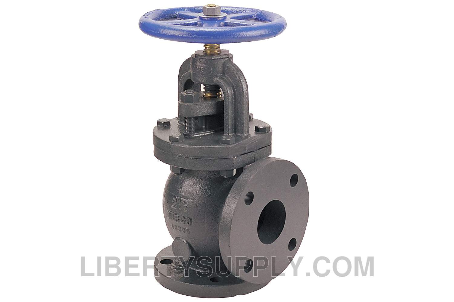 NIBCO F-818-B-SON 6" Cast Iron Angle Valve NHD3S0K