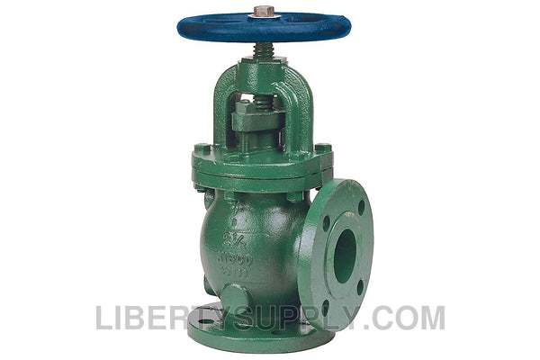 NIBCO F-838-31-NR 2" Ductile Iron Angle Valve NHD890D