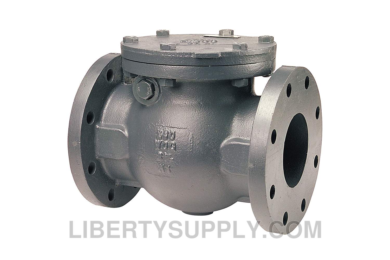 NIBCO NHE303H, 4 in. Check Valve 3% Nickel Iron Body, Stainless Steel Trim F-918-33