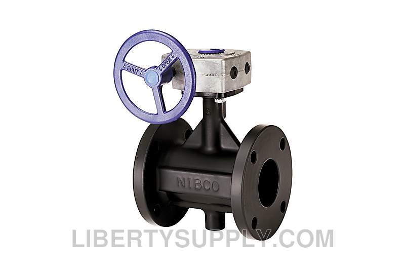 NIBCO FC-2775-5 4" Flgd Cast Iron Butterfly Valve NLFF55H