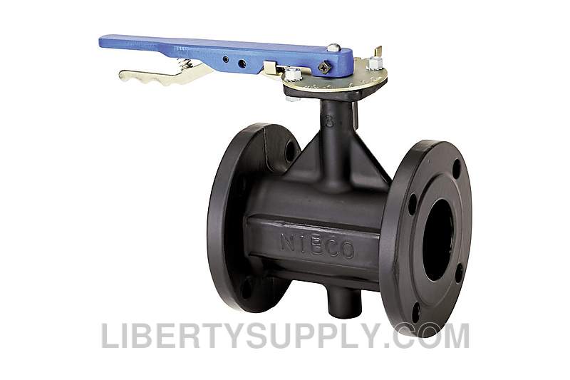 NIBCO FD-5765-3 6" Flgd Ductile Iron Butterfly Valve NLFR30K