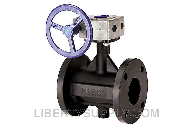 NIBCO FD-5765-5 5" Flgd Ductile Iron Butterfly Valve NLFR50J