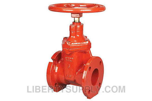 NIBCO FM-619-RWS 3" Flanged x MJ Ductile Iron Gate Valve NSBC10XF