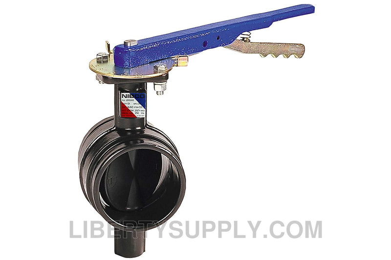 NIBCO GD-4765 4" Grooved Ductile Iron Butterfly Valve NLK670H