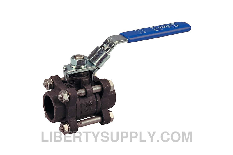 NIBCO T-595-CSR-66-LL 1" FIPT Carbon Steel Ball Valve NL99J4A