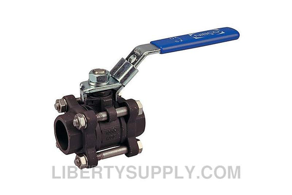 NIBCO KM-595-CS-R-66-LL 2" SW Carbon Steel Ball Valve NL99E5D