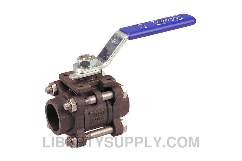 NIBCO KM-595-CSR-66 1-1/4" Socket Weld Actuation Ball Valve NL99E3B