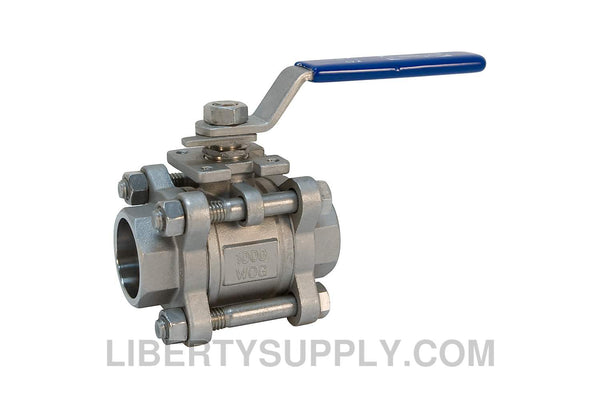 NIBCO KM-595-S6R-66-LL 1" Socket Weld Actuation Ball Valve NL99F5A