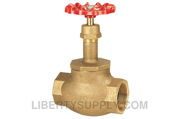 NIBCO KT-211-W-UL 1-1/4" FIPT Bronze Globe Valve NL2L01B