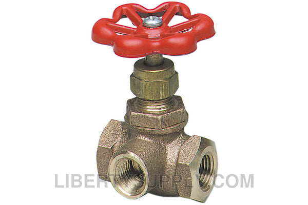 NIBCO KT-291-W3 1/4" FIPT Bronze Globe Valve NL40004