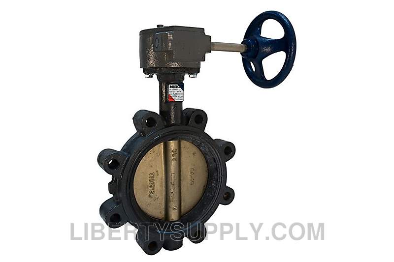 NIBCO LD-2000-5 6" Lug Ductile Iron Butterfly Valve NLG110K