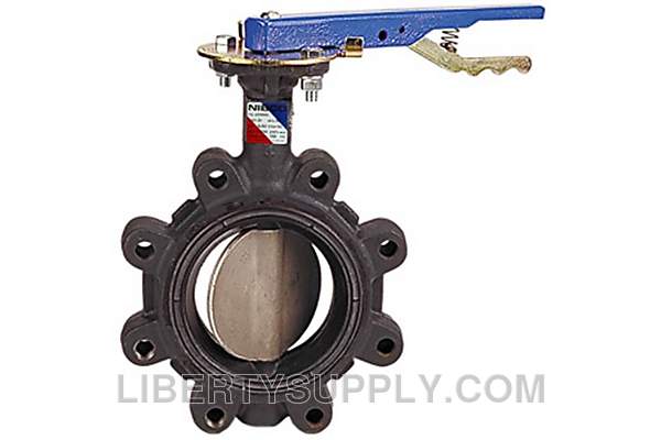 NIBCO LD-2222-3 8" Lug Ductile Iron Butterfly Valve NLG156L