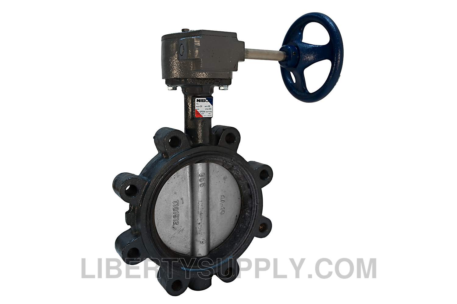 NIBCO NLG249M, 10 in.,250 mm Butterfly Valve Ductile Iron, Lug Type, Stainless Steel Disc