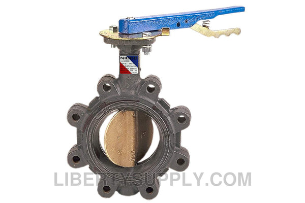 NIBCO LD-5022 2" Lug Ductile Iron Butterfly Valve NLG943D