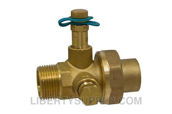 NIBCO MTS-1800R 1" MPT x 3/4" SWT Reducing Union Balancing Valve NMU31RA8