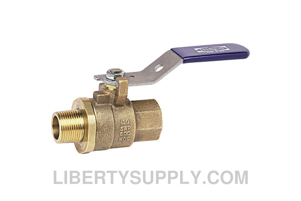 NIBCO MTT-585-70 1/2" MIPT x FIPT Bronze Ball Valve NL95G06