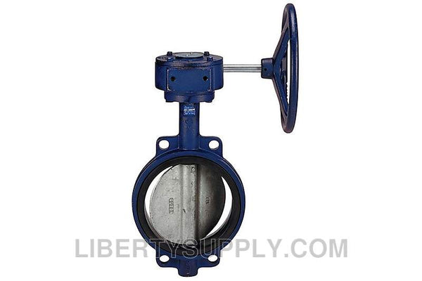 NIBCO N200136GO 8" Wafer Cast Iron Butterfly Valve NLJ130L