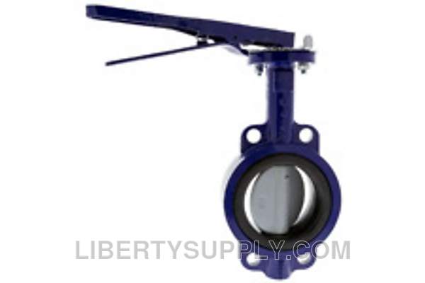 NIBCO N200138LH 6" Wafer Cast Iron Butterfly Valve NLJ383K