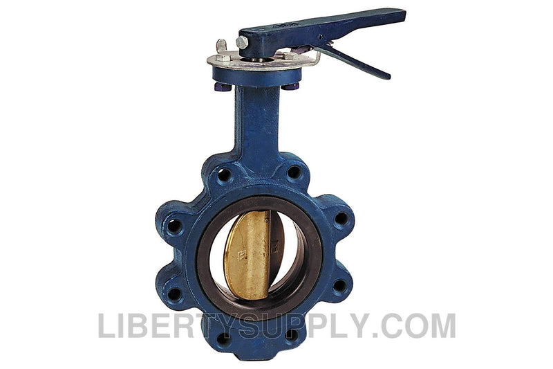 NIBCO N200235 4" Lug Cast Iron Butterfly Valve NLJ300H