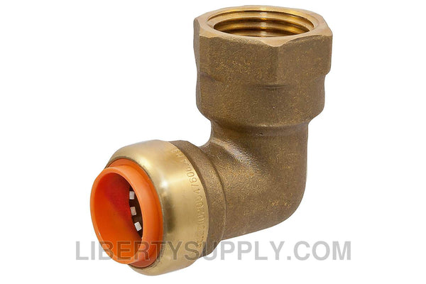 NIBCO P707-3-LF 1/2" 90&deg; (1/4 Bend) Push Metal Elbow B063850PE