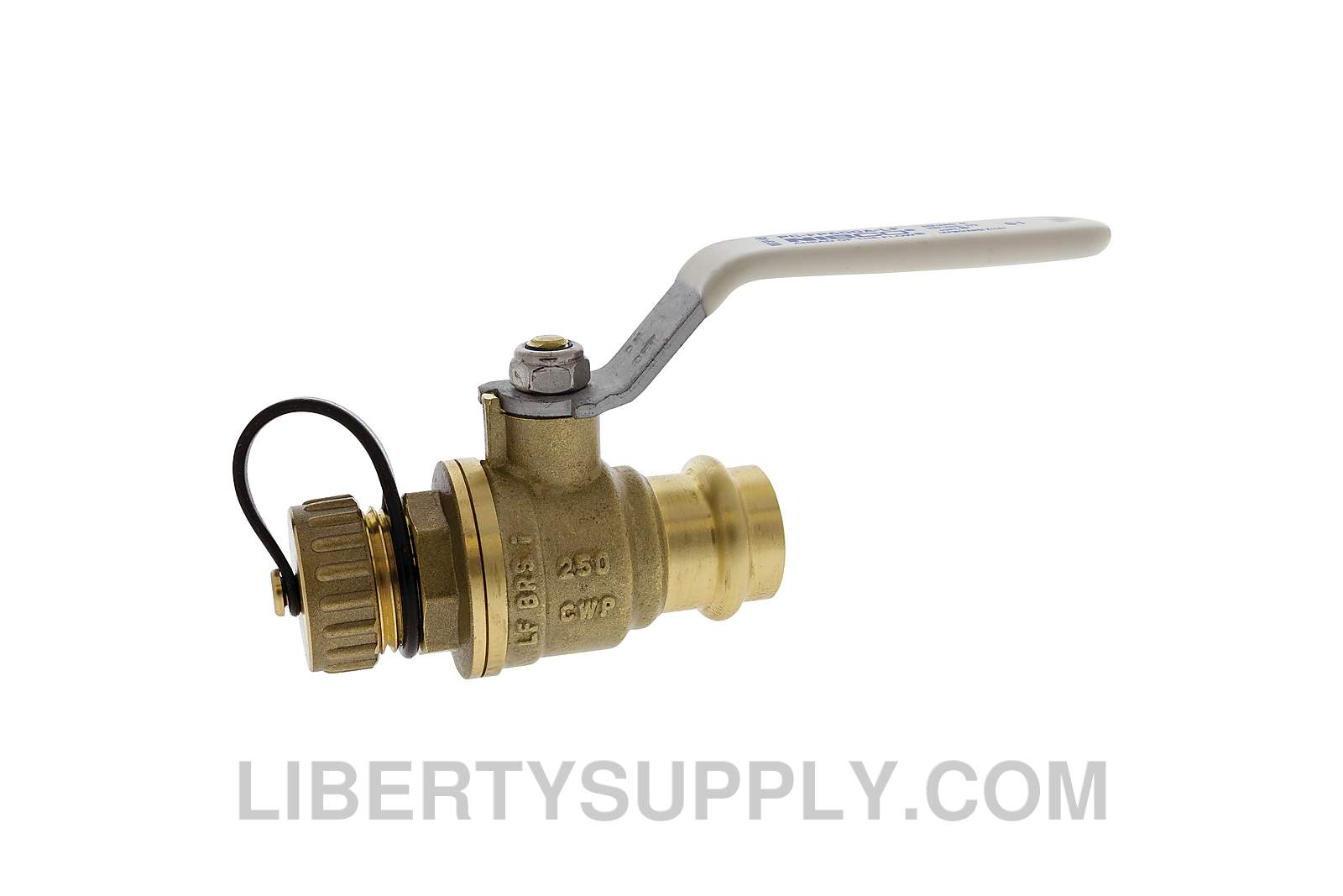 NIBCO PC-FP600A-LF-HC 3/4" Female Press x Hose Brass Ball Valve NF99KH8