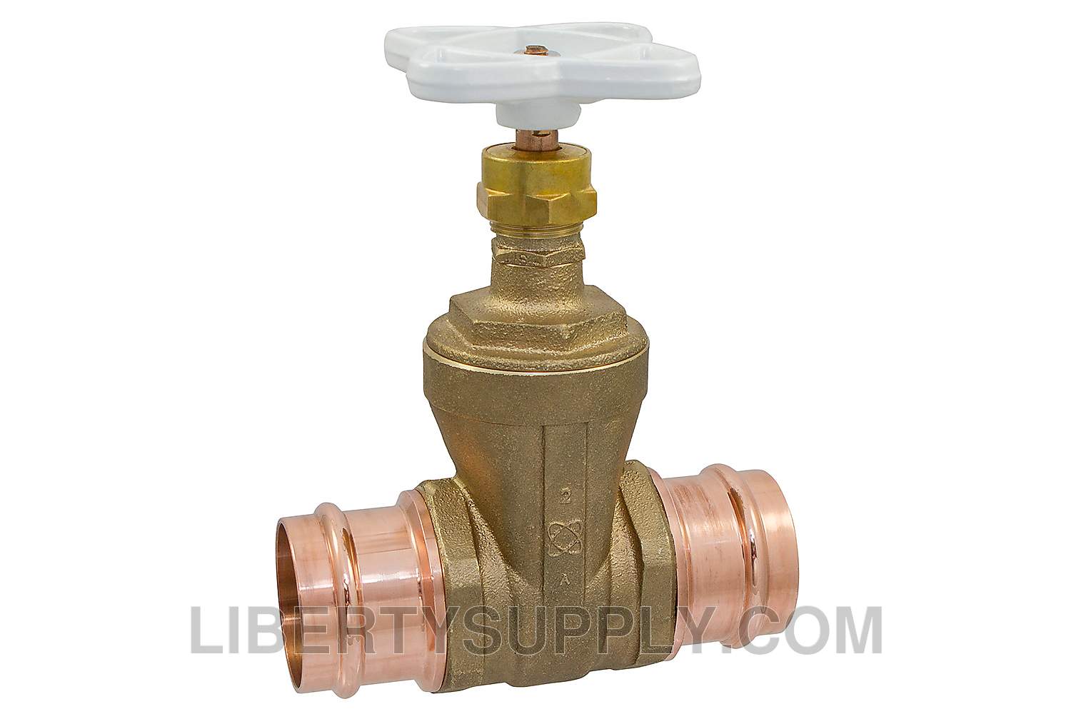 NIBCO PC-113-LF 1-1/2" Female x Female LF Press Gate Valve NF0J0XC