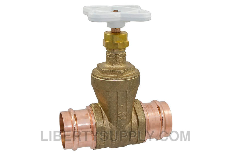 NIBCO PC-113-LF 1-1/2" Female x Female LF Press Gate Valve NF0J0XC