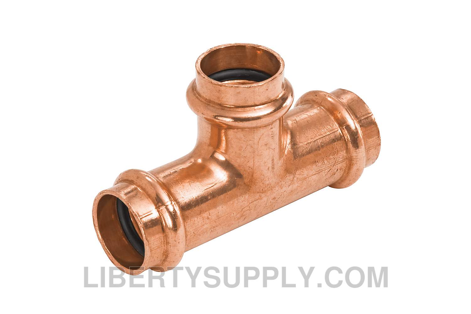 NIBCO 9104850PC, 2-1/2 in. x 2-1/2 in. x 3/4 in. Tee P x P x P - Wrot Copper PC611