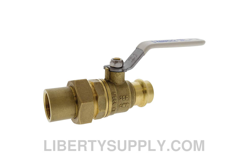 NIBCO PCFU-FP600A-LF 1" Press x FIP Union Brass Ball Valve NF99UFA