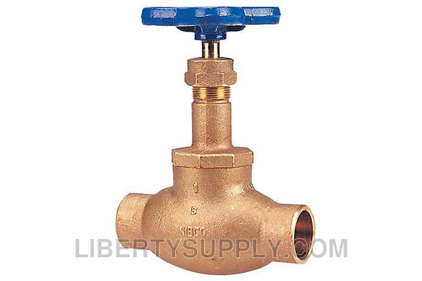 NIBCO S-211-Y 1/2" FSC Bronze Globe Valve NJ2K006