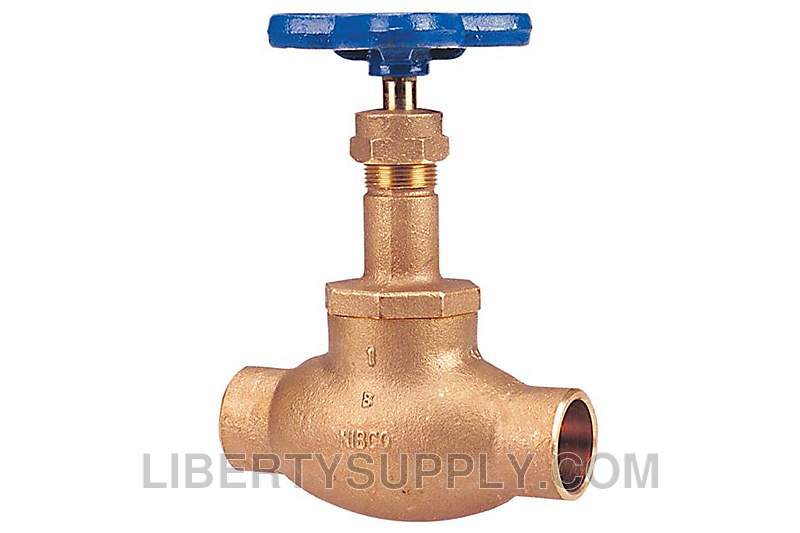 NIBCO S-211-Y 1-1/2" FSC Bronze Globe Valve NJ2K00C