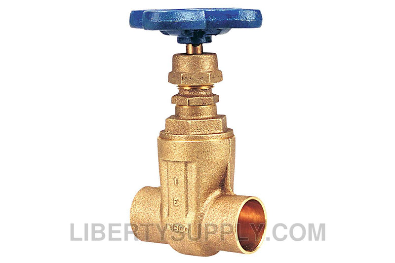 NIBCO S-113-STP 1/2" FSC Bronze Gate Valve NJ0J0T6